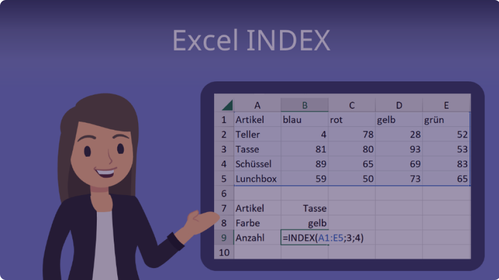 Excel INDEX